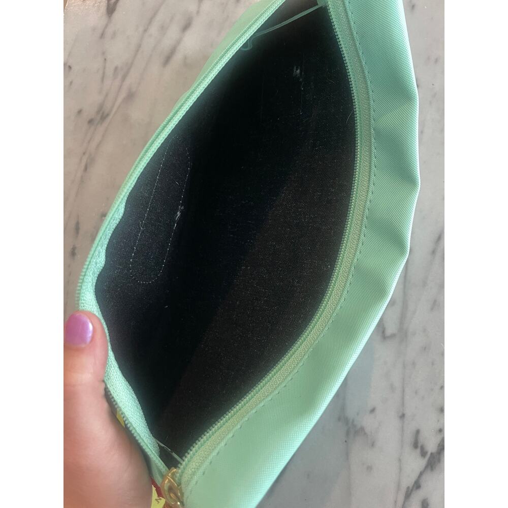 Jon Hart Design Aqua Makeup Cosmetic Travel Pouch Personalized Katie Zip Bag - Picture 4 of 13